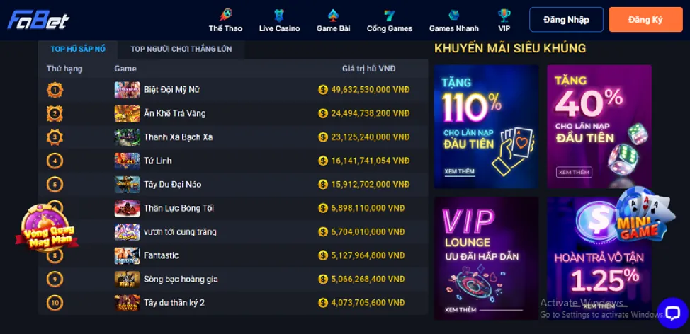 Tổng quan về trò chơi nổ hũ b66 casino online